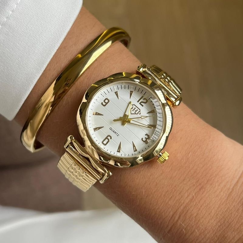 Relógio Feminino Pulseira Elástica Linha Premium