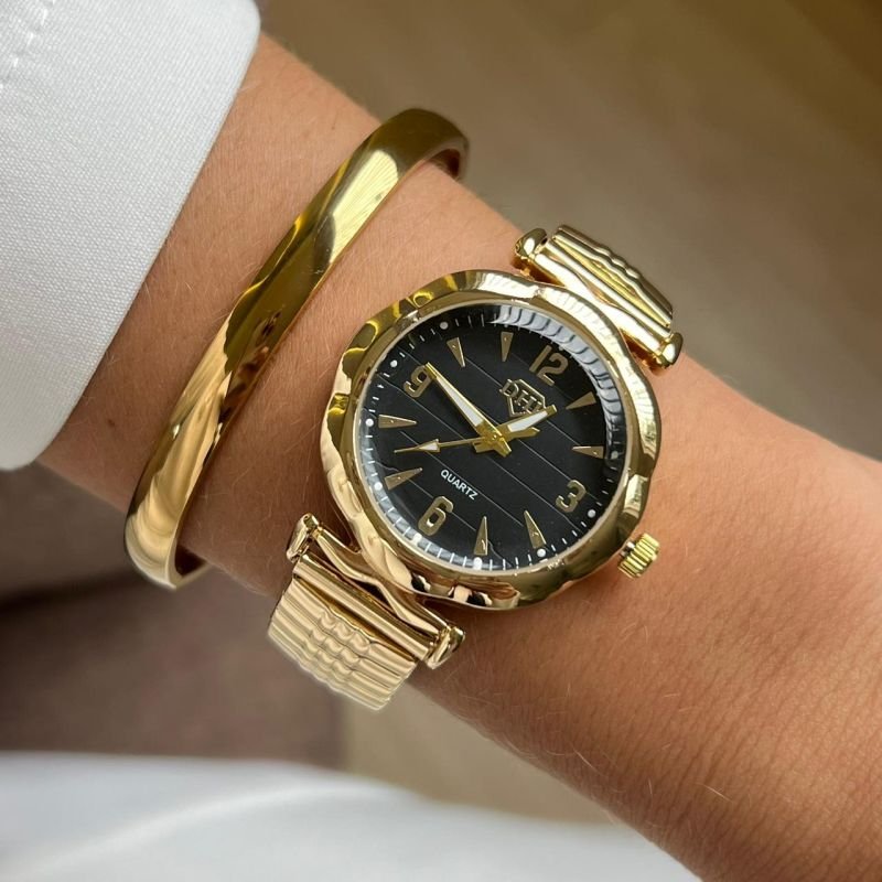 Relógio Feminino Pulseira Elástica Linha Premium