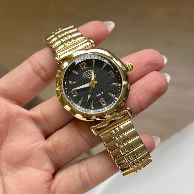 Relógio Feminino Pulseira Elástica Linha Premium