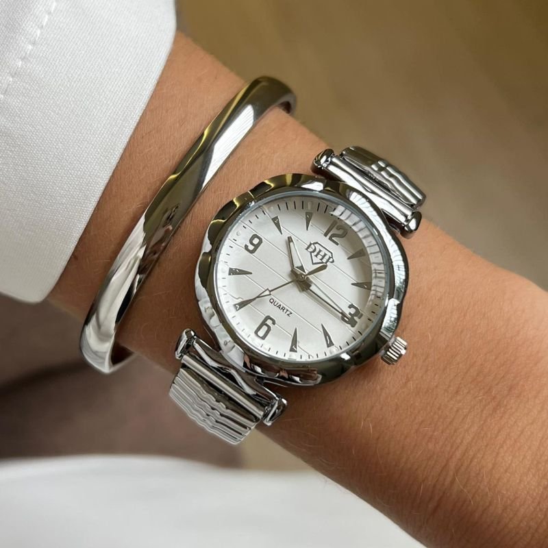 Relógio Feminino Pulseira Elástica Linha Premium