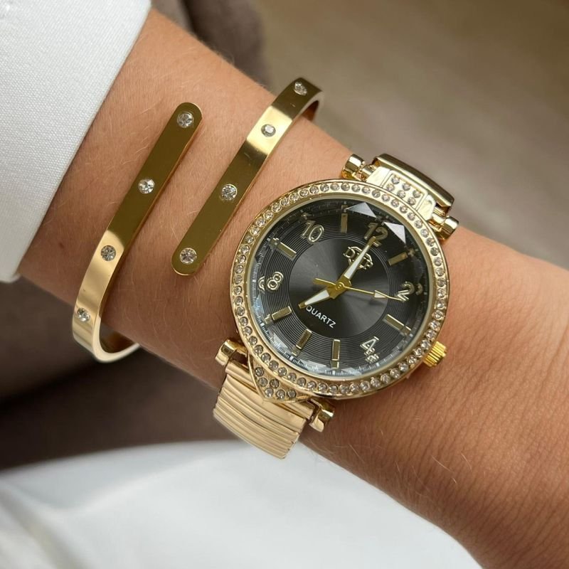 Relógio Feminino Pulseira Elástica