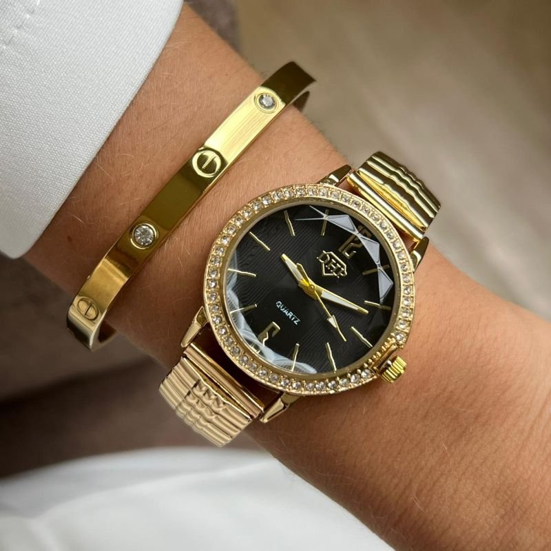 Relógio Feminino Pulseira Elástica Linha Premium