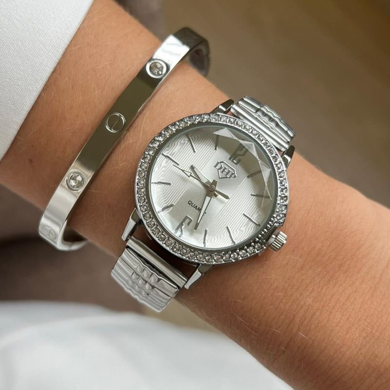 Relógio Feminino Pulseira Elástica Linha Premium